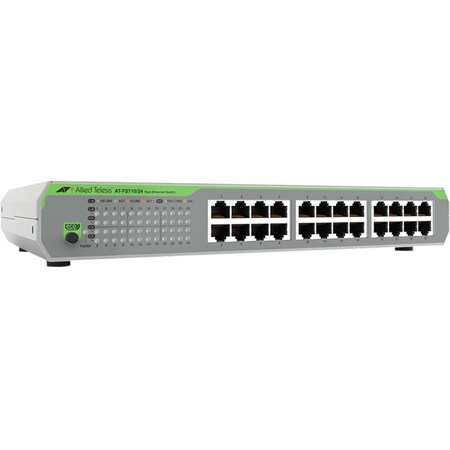 Allied Telesis 24-Port 10/100Tx Unmanaged Switch w/ AT-FS710/24-10